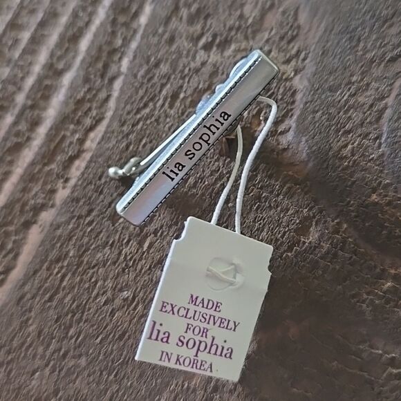 Lia Sophia Brand Jewelry Silver Retired Necklace Extender Shortener New - Picture 3 of 10